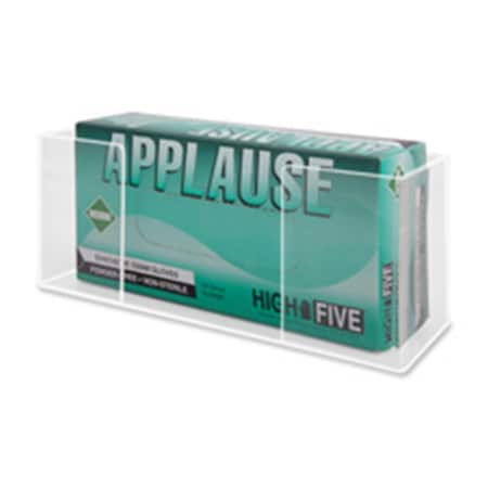 Kantek Glove Box Holder- Triple- 11 in x3-.50 in x14-.50 in - Clear KA463288